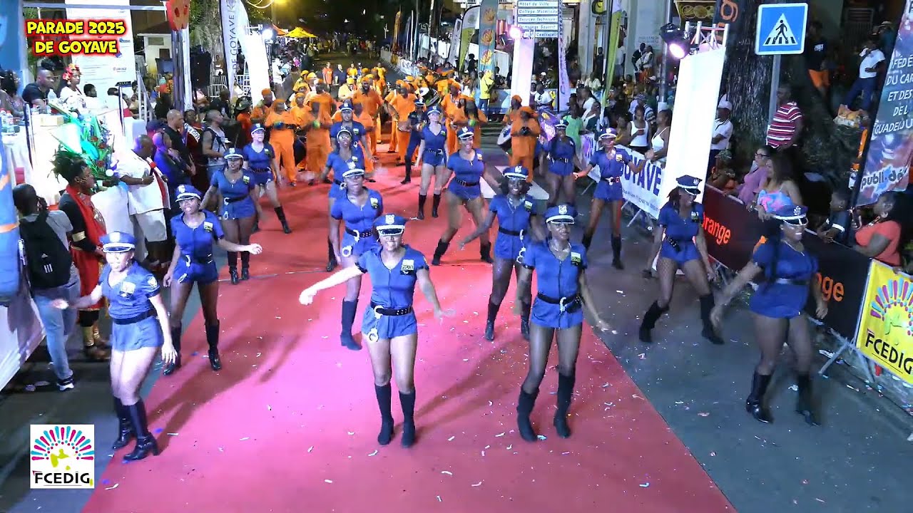 Parade d'ouverture du Carnaval 2025 à Goyave