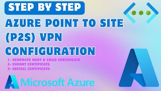 Azure Point-to-Site (P2S) VPN Setup | Generate, Export & Install Certificates | Step-by-Step Guide