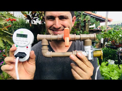 Vídeo: Sistema automático de irrigação de gramado faça você mesmo