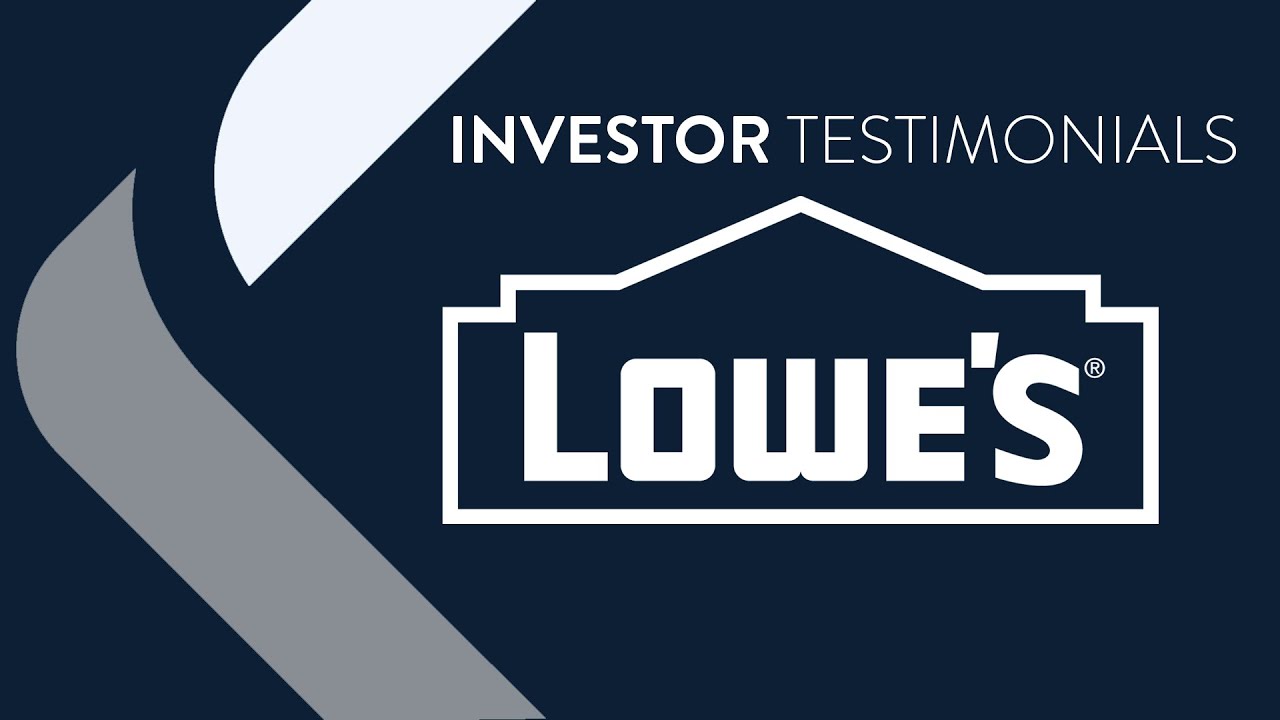 Investor Testimonials Reginald Henderson, Lowe’s Companies YouTube
