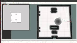 Human-Aware Navigation using External Omnidirectional Cameras - Experiment 1 (Simulation)