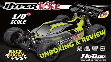 2040 RC - New 1/8 HOBAO HYPER VS2 race buggy ARR (Almost ready to run): unboxing & review [ENGLISH]