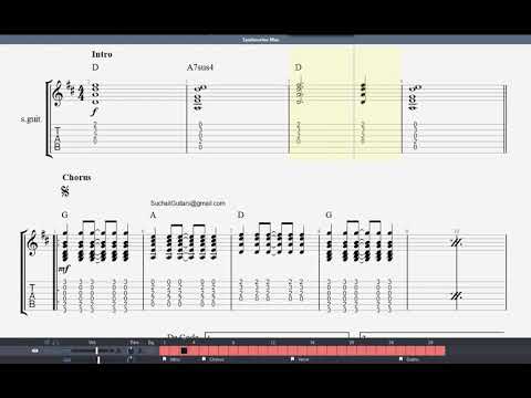 Tambourine Man (only guitar) - Trinity Guitar Grade 1 Rock n pop lesson