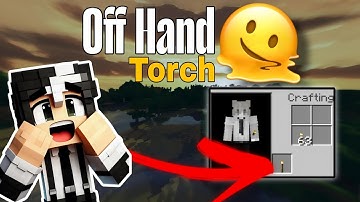 MINECRAFT PE || LEFT HAND/DYNAMIC LIGHT TORCH ADDON FOR 1.21+ FREE DOWNLOAD