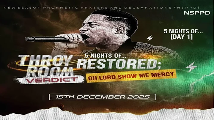 NSPPD NIGHT PRAYER | OH LORD SHOW ME MERCY | PASTOR JERRY EZE