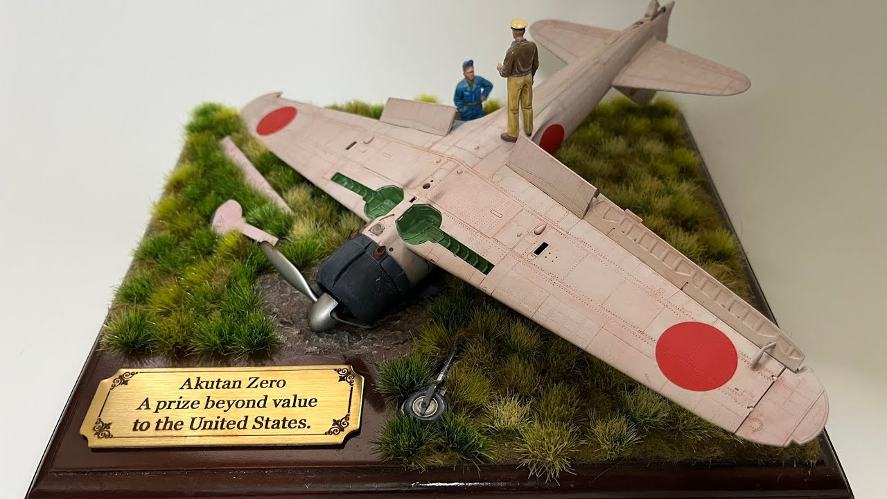 Building Academy A6M2b Zero Fighter Model 21. From Start to Finish