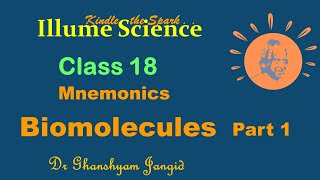 Mnemonics For Biomolecules | Part 1 | Heteropolysaccharides |  Globular Proteins | Disaccharides