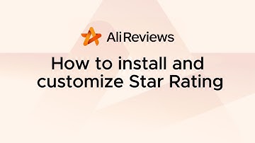 How To Install and Customize the Star Rating With Ali Reviews