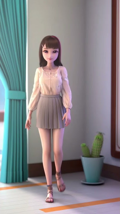 cute crab dance blackpink lisa | cartoon girl status | leer status #shorts