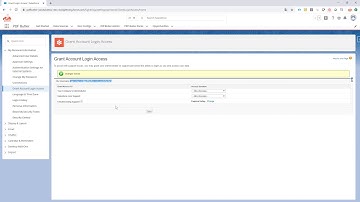 Grant Account Login Access