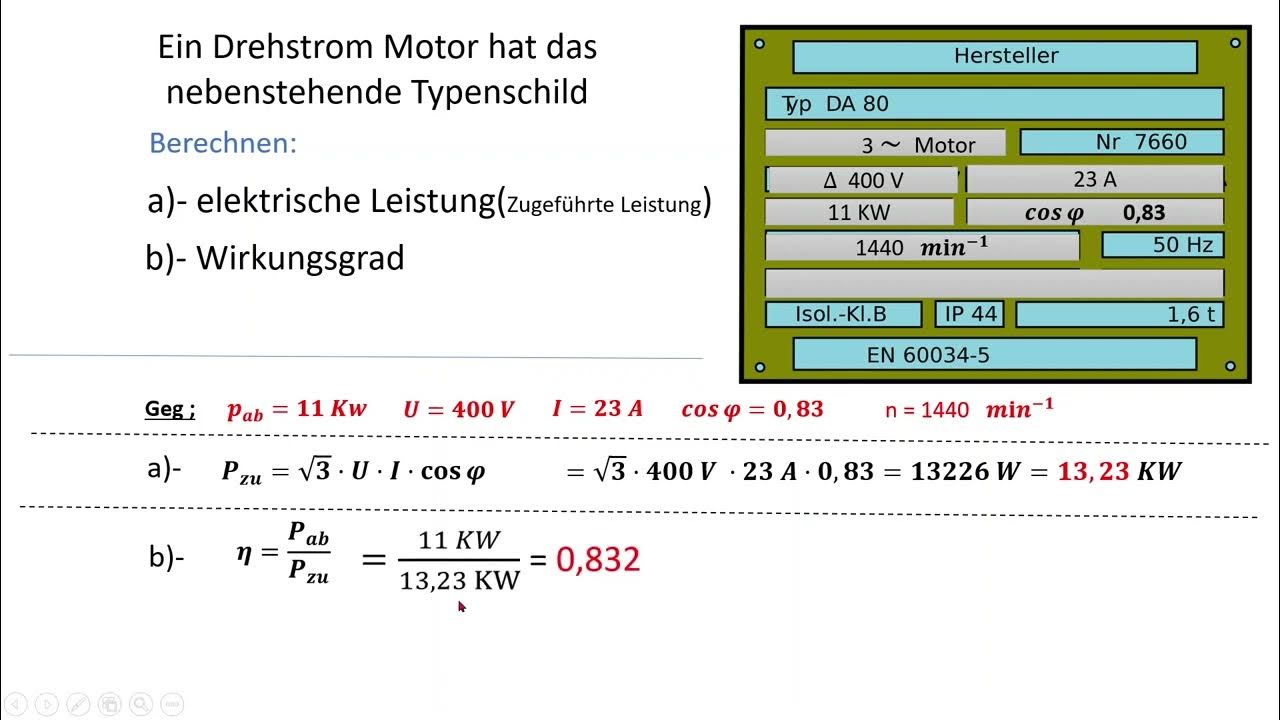 Leistung Eines Elektromotors Berechnen www.youtube.com