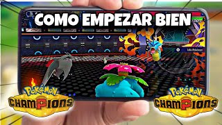 COMO EMPEZAR BIEN sin cometer ERRORES en POKÉMON CHAMPIONS MOBILE