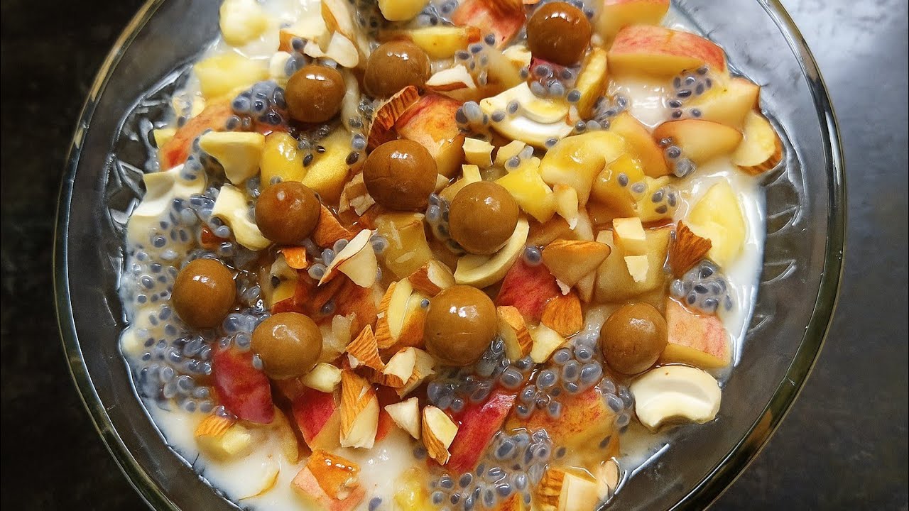 Oats Fruit Delight Recipe | Healthy Breakfast recipe | Quick oats recipe