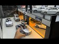 Mega mercedesbenz car collection 118 scale  mercedes dealership diorama  diecast model cars