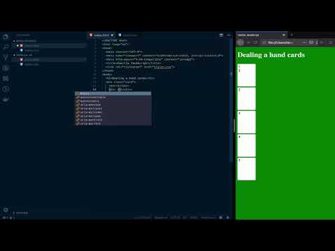 #3: Arranging the Numbers on the Card - HTML, CSS, and JavaScript from Null