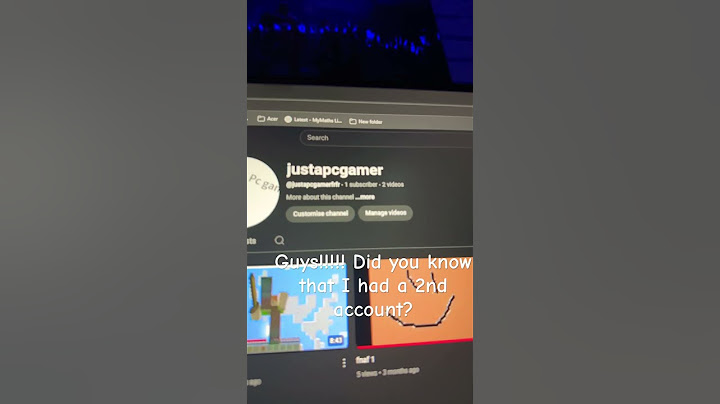 My second account
