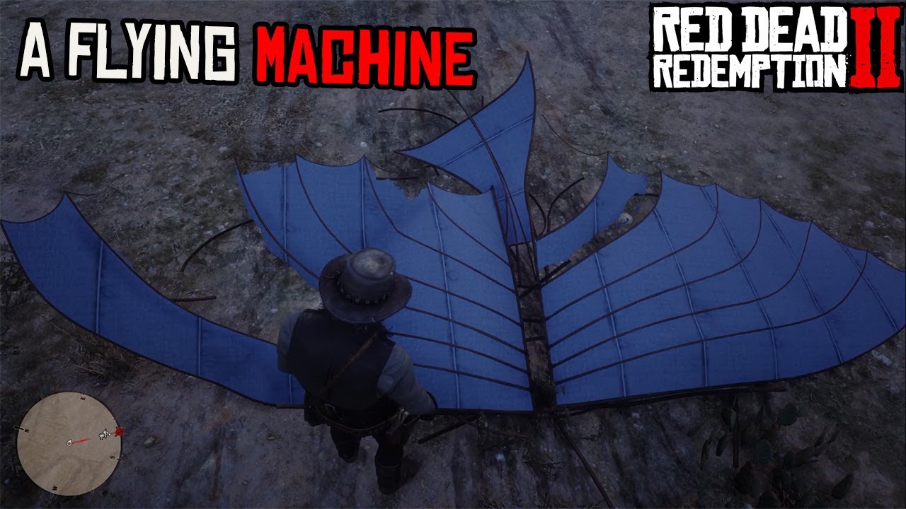 Only 1% of players found this rare Flying machine - RDR2 - YouTube