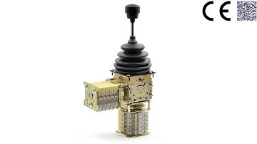 RunnTech Double-axis Friction Hold Joystick Master Controller for Trolley and Bridge Control