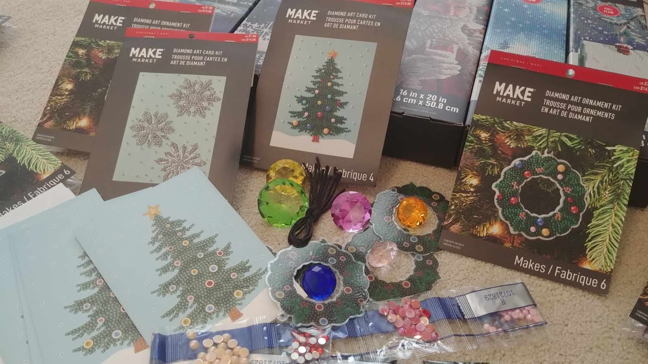 361. UNBOXING OF 2 CHRISTMAS KITS FROM MAKE MARKET 