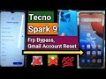 Tecno Spark 9 Frp Bypass | How To Frp Bypass Tecno Mobile 2023 !