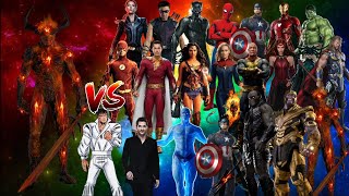 SURTUR vs Marvel \u0026 DC #marvel #avengers #superman #spiderman #justiceleague #thor #mcu 