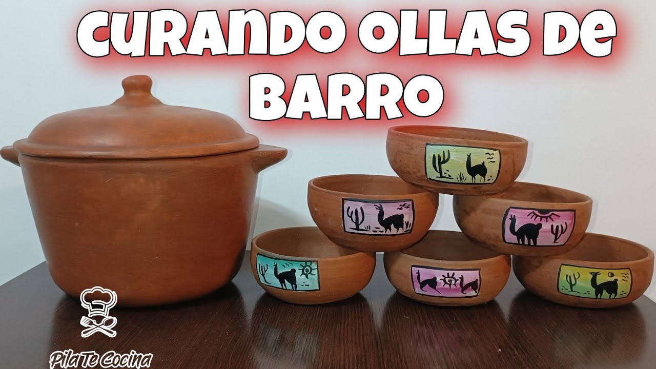 Cómo curar una olla de barro?