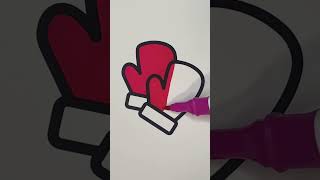 Warm Up Your Creativity with Our Red Mittens Coloring Page! 🧤🎨