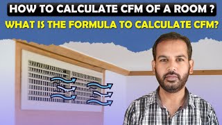 CFM Calculation Formula in HVAC || How to Calculate CFM of a Room in Urdu