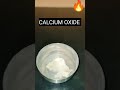 Easy science experiment with calcium oxide  water shorts 001 real science education 