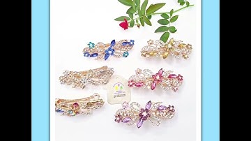 ĐỒNG GIÁ 46k| Kẹp tóc pha lê, đính đá nữ 3d hàn quốc hoa mai siêu đẹp