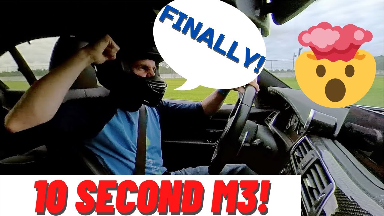 BMW M3 QUARTER MILE - Dragy VS Time slip comparison - YouTube