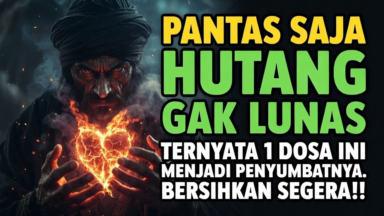 PANTAS HUTANG TAK KUNJUNG LUNAS! Ternyata Ada 1 Dosa Penyumbat Rezeki, Berikut Untuk Membersihkannya