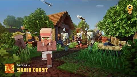 MINECRAFT DUNGEONS Gameplay Part 1 [CO-OP] - NEW HERO AND SQUID COAST (PC)(XBOX ONE)