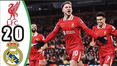 Liverpool vs Real Madrid 2-0 || Highlights & All Goals ||UEFA Champions League 2024/25