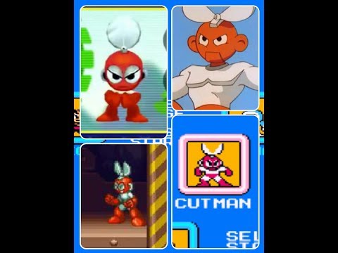 Evolution of Cut Man Battles (Mega Man Classic Series)