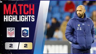 Highlights | USMNT U-23 VS France U-23 | Thierry Henry Coaching France 🔥