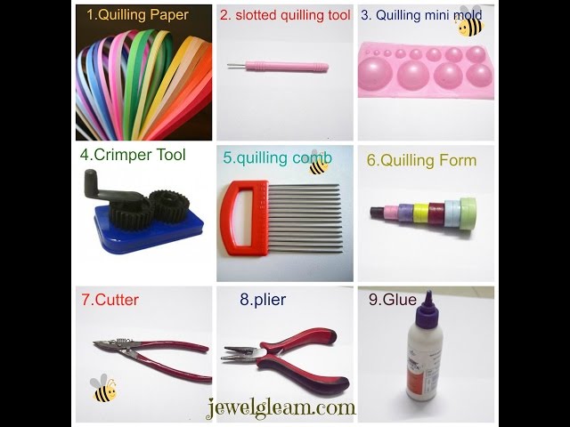 Quilling earrings for women | QuillingSquare.com