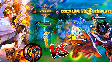 CRAZY LAPU NO DIE GAMEPLAY vs BADANG EXPLANE [ LAPU-LAPU AMAZING MOMENT GAMEPLAY & BUILD ] MLBB