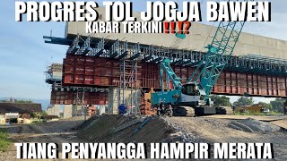 PROGRES TOL JOGJA BAWEN TIANG PENYANGGA HAMPIR MERATA DI SEPANJANG SELOKAN