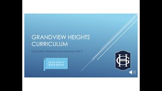 Graduation Requirements Part 2 2023 and Beyond