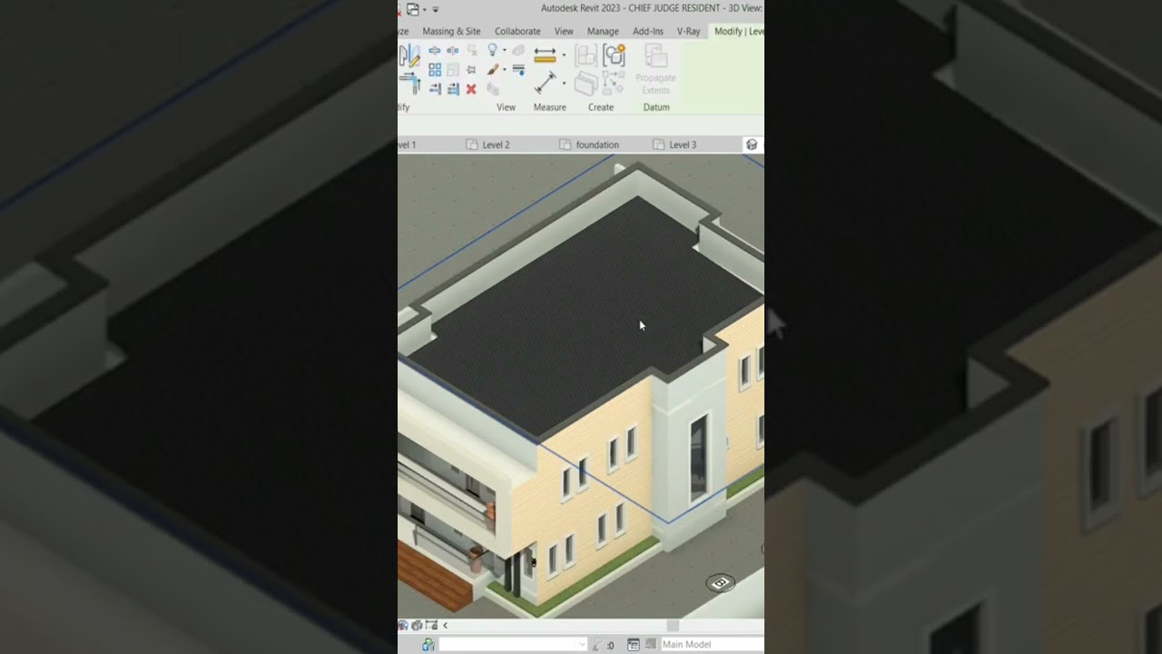 Revit с использованием первого этажа 