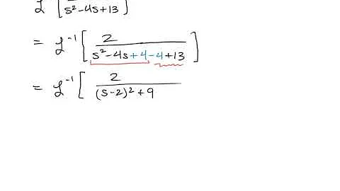 Inverse Laplace with completing the square