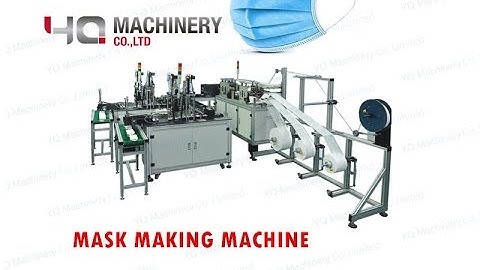 Disposable surgical mask machinery with earloop |non-woven mask making machine