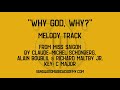 Why God, Why? [from Miss Saigon] - C major - melody track
