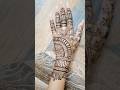 Simple Mehndi design back hands 🙌 #mehndi #hennatatto #youtubeshorts #henna