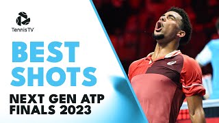 Best Shots Of The Week incl. Shot of The Year Candidate! | Next Gen ATP Finals 2023