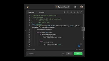 Merge Sorted Lists #coding #dsa #interviewpreparation #leetcode #softwareengineer