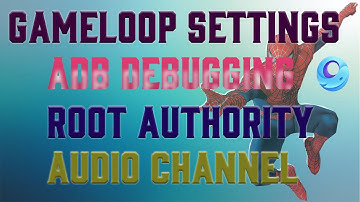 ADB DEBUGGING | ROOT AUTHORITY | SOUND CHANNEL| GAMELOOP EXTRA SETTINGS & EXPLAIN IN URDU/HINDI 2022