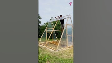 Thumbnail of Transform Your Garden with a 30 Min DIY Greenhouse 🔥 #shorts