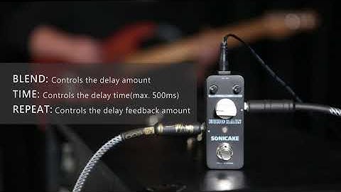 SONICAKE Echo Rain Guitar Delay Pedal - (New)